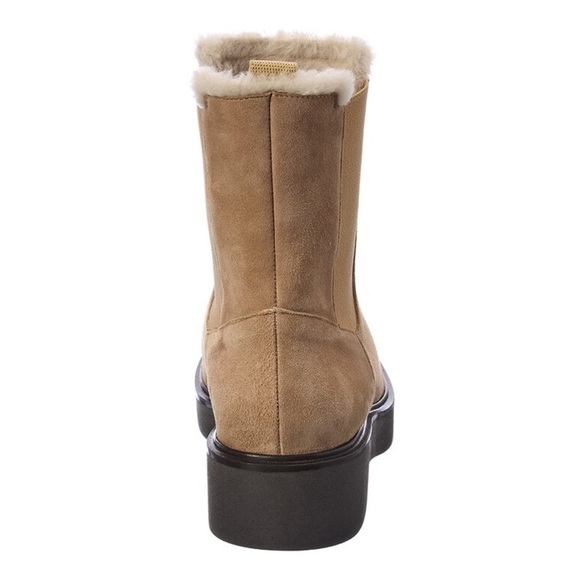Stuart Weitzman | Alpine Cozy Suede & Shearling Chelsea Boot - Picture 13 of 13